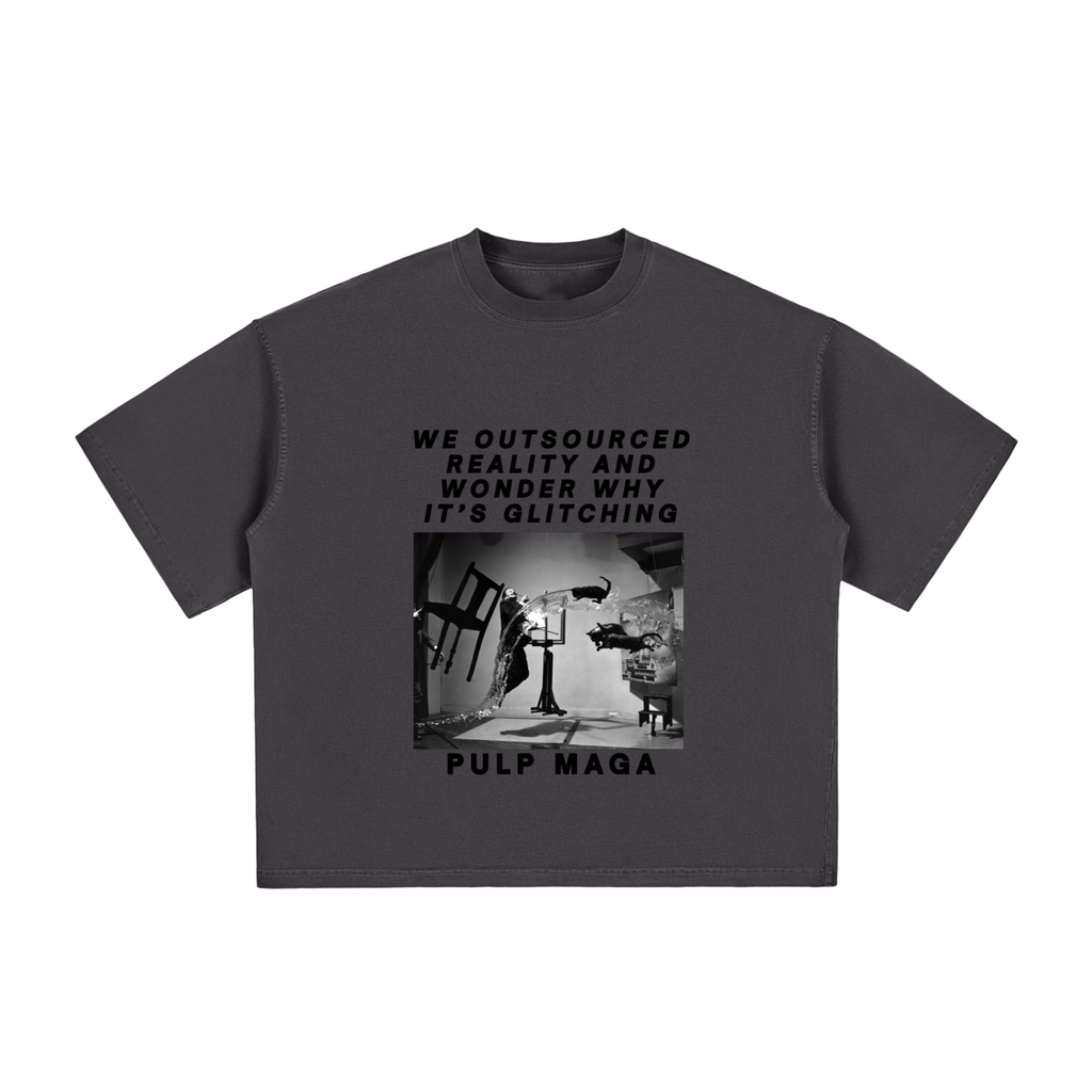 ERROR 404: REALITY NOT FOUND - Vintage Washed Boxy T-Shirt