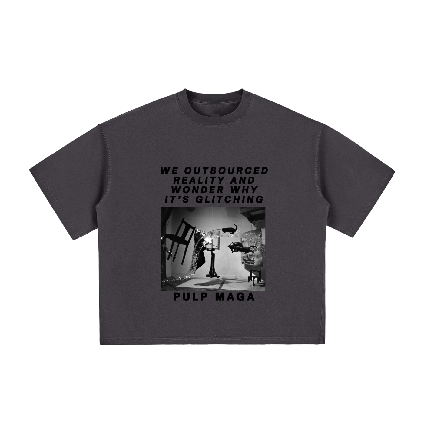 ERROR 404: REALITY NOT FOUND - Vintage Washed Boxy T-Shirt