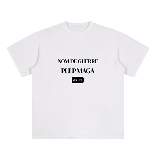 NOM DE GUERRE - Essential Cotton T-Shirt