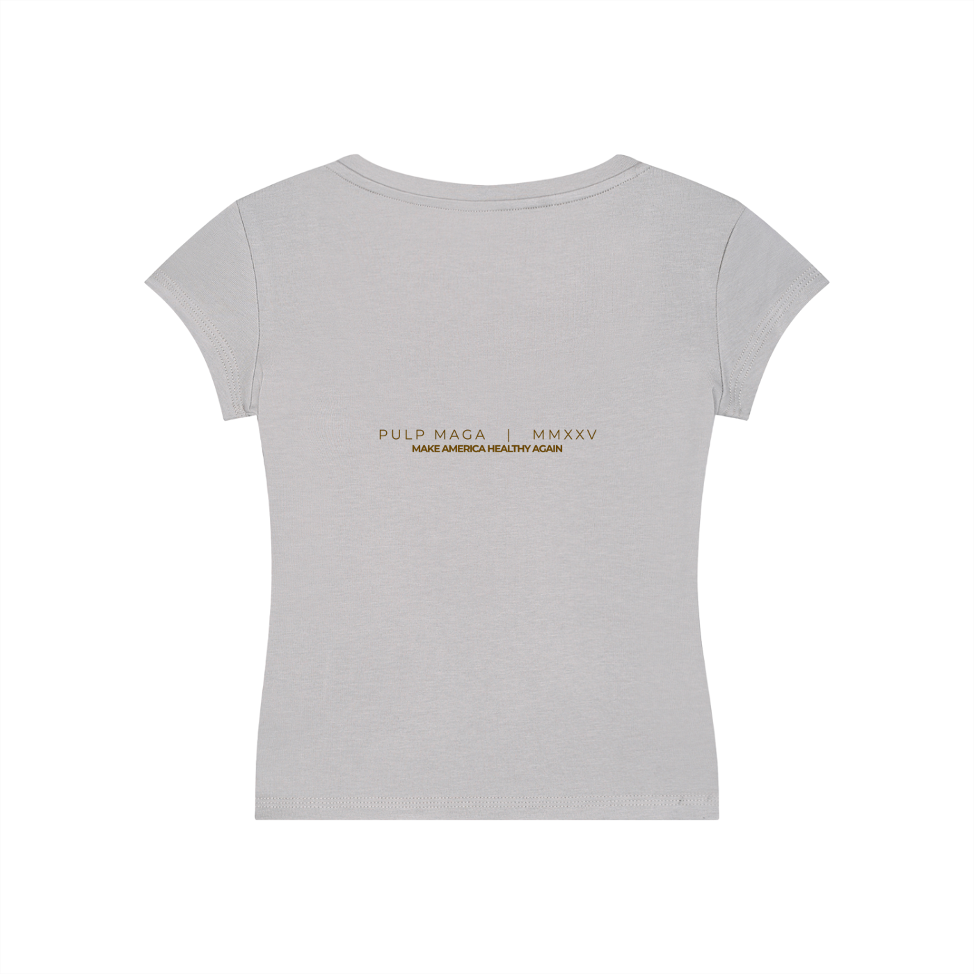 BIG PHARMA CAN'T MILK ME - V-Neck Bodycon Baby Tee