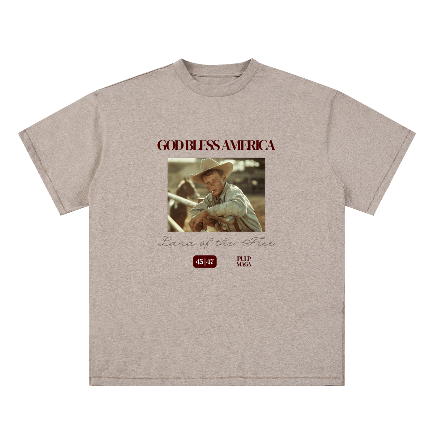 GOD BLESS AMERICA - Essential Cotton T-Shirt