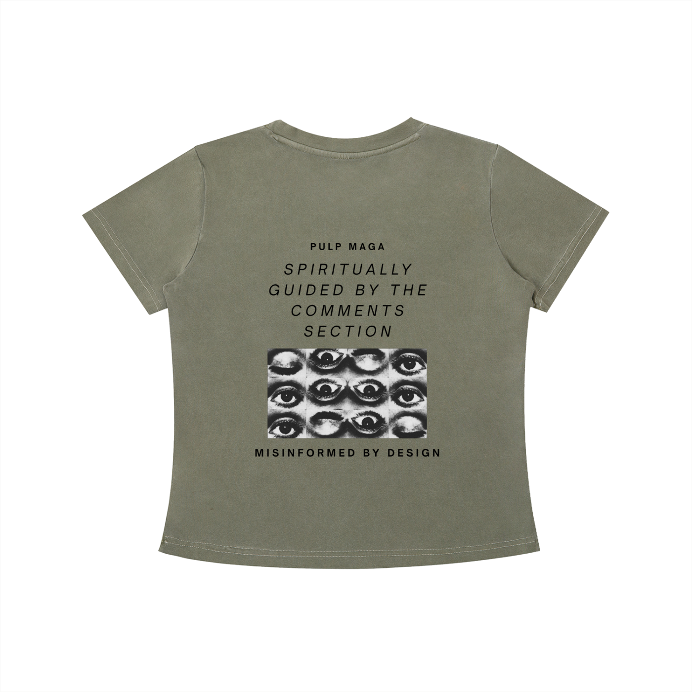 CTRL + ALT + BELIEVE - Vintage Wash Slim Baby Tee