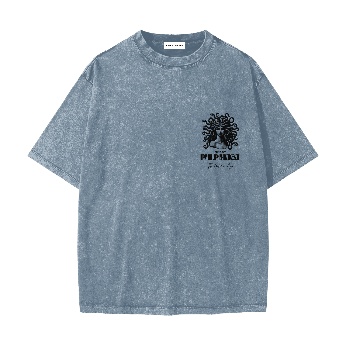 GEMINI SERPENT - Heavyweight Snow Washed T-Shirt