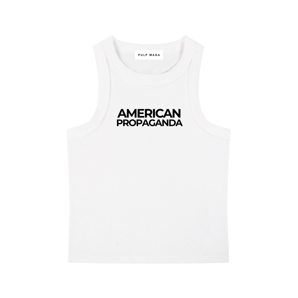 AMERICAN PROPAGANDA - Cropped Baby Tank Top