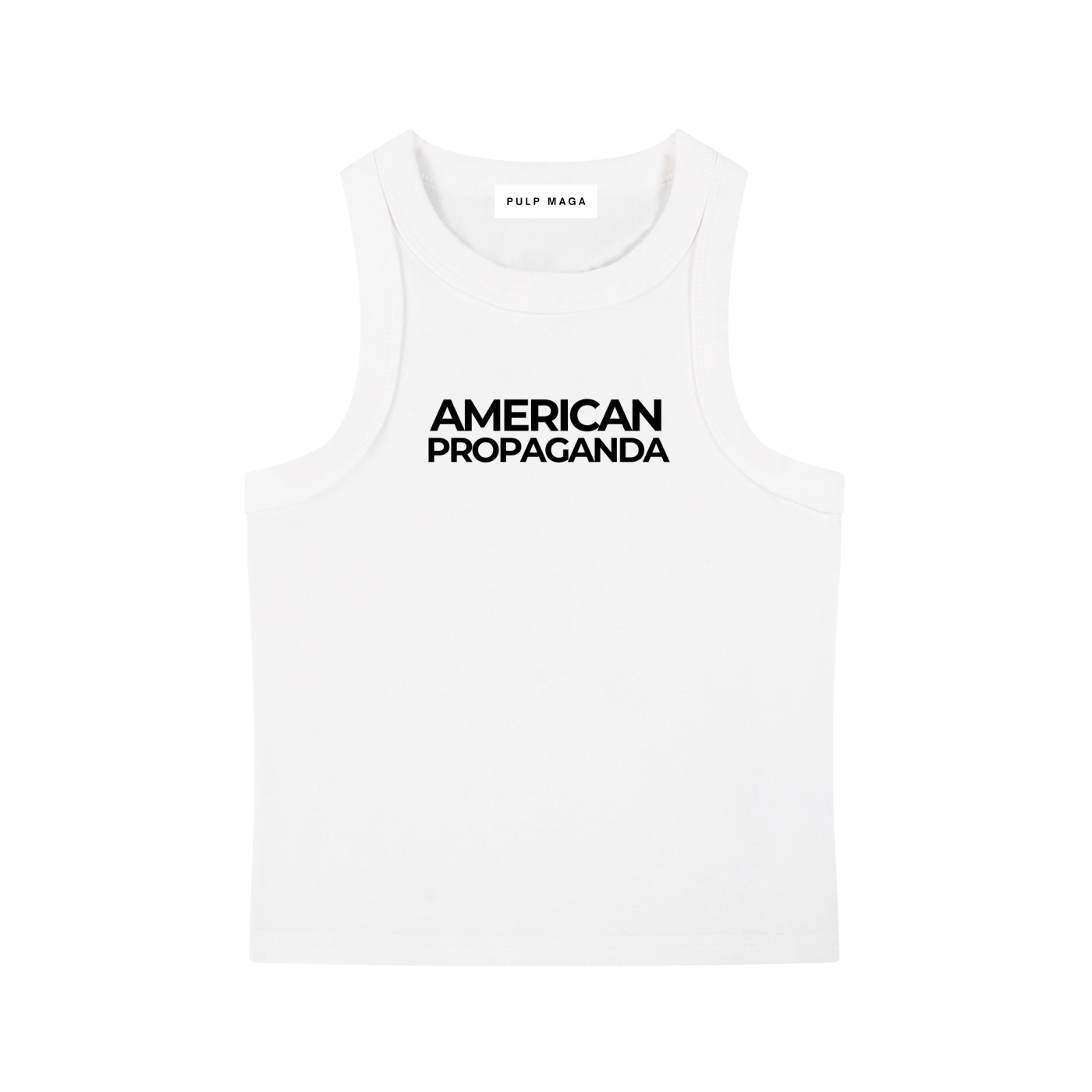 AMERICAN PROPAGANDA - Cropped Baby Tank Top