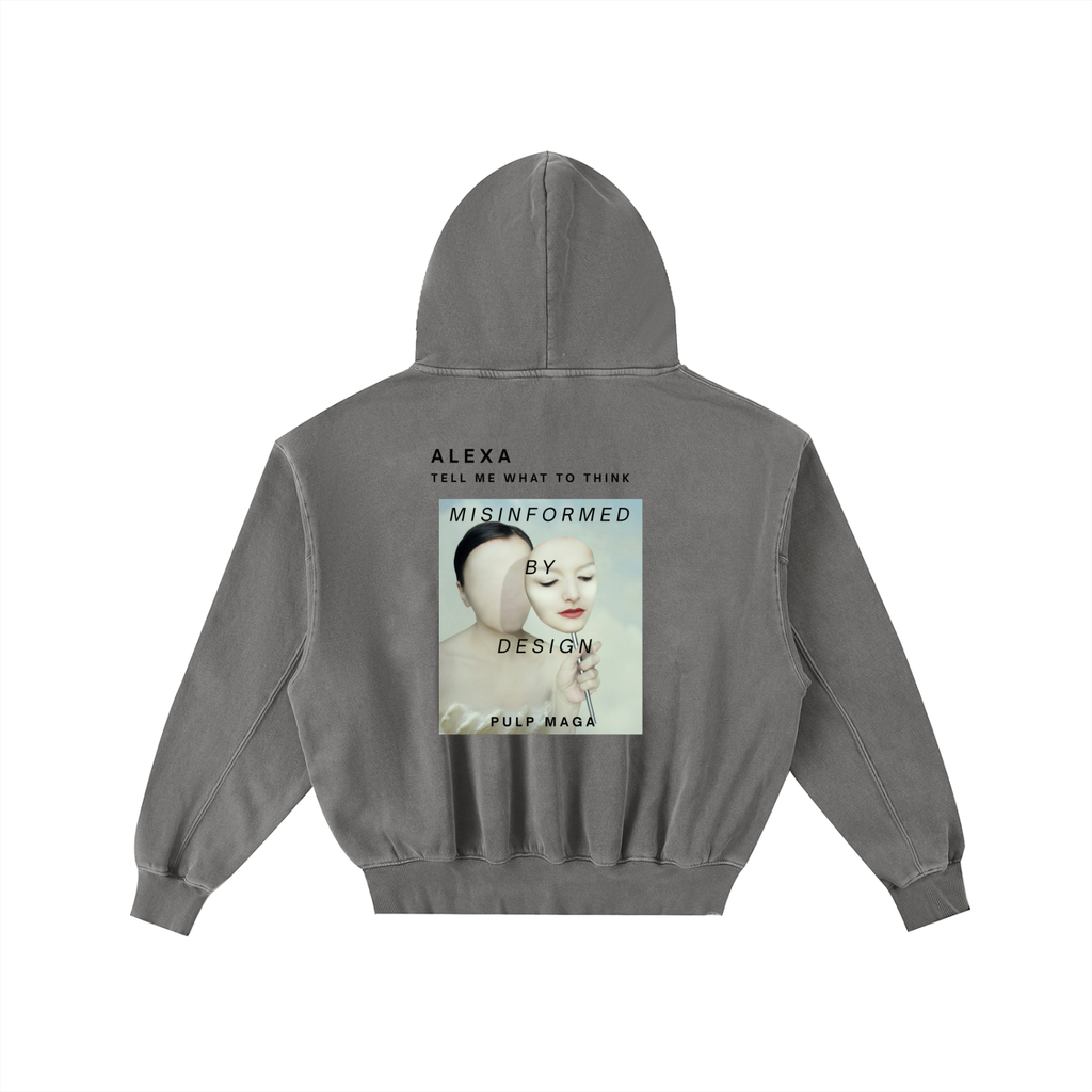 ALEXA, AM I REAL? - Unisex Enzyme Oversized Hoodie