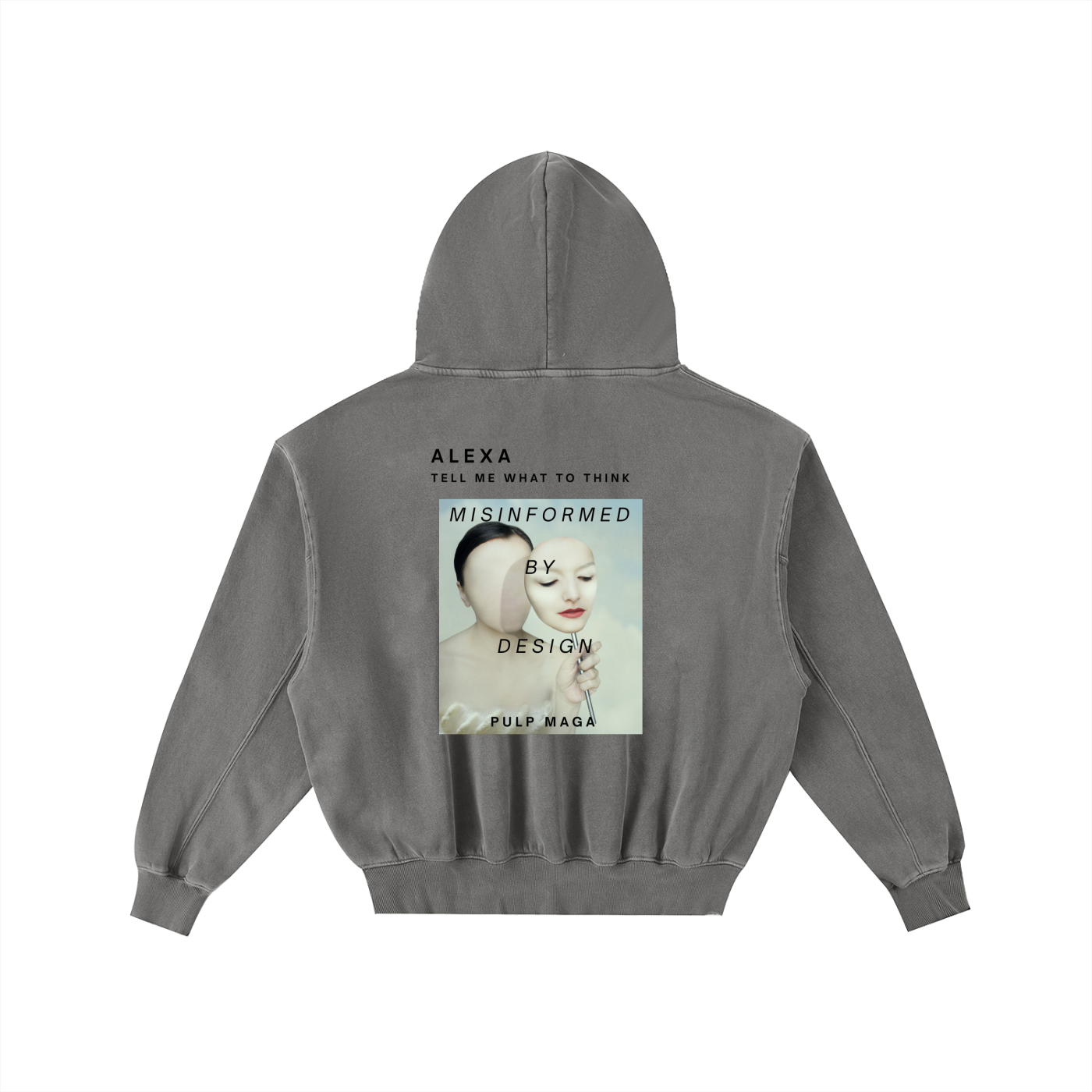 ALEXA, AM I REAL? - Unisex Enzyme Oversized Hoodie