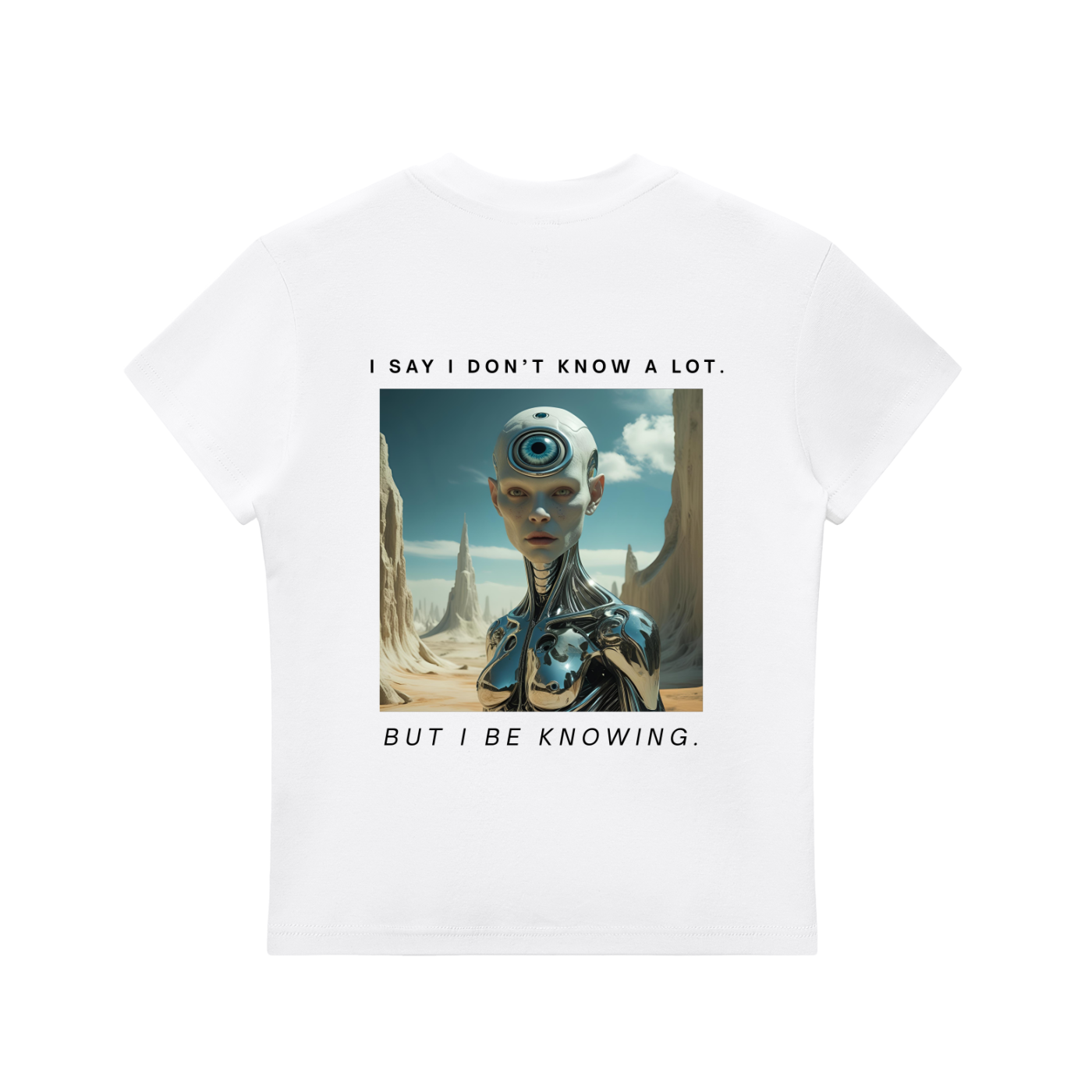 THIRD EYE - Graphic Bodycon Baby Tee