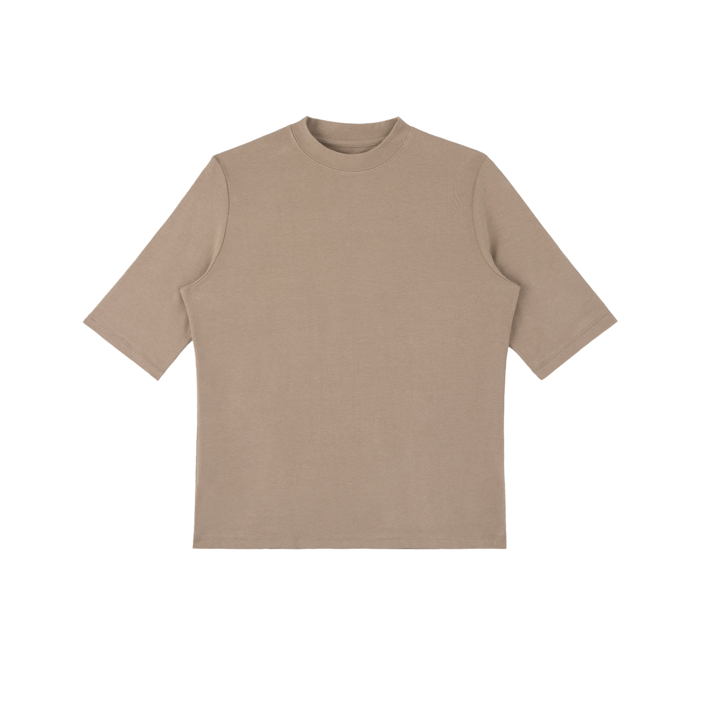 BIDEN CRIME FAMILY - CREAM INK - Essential Mock Neck Tee