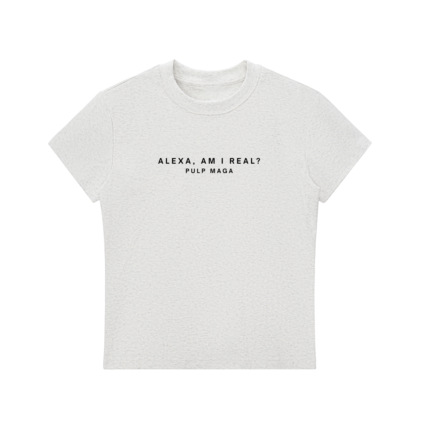 ALEXA, AM I REAL? - Graphic Bodycon Baby Tee