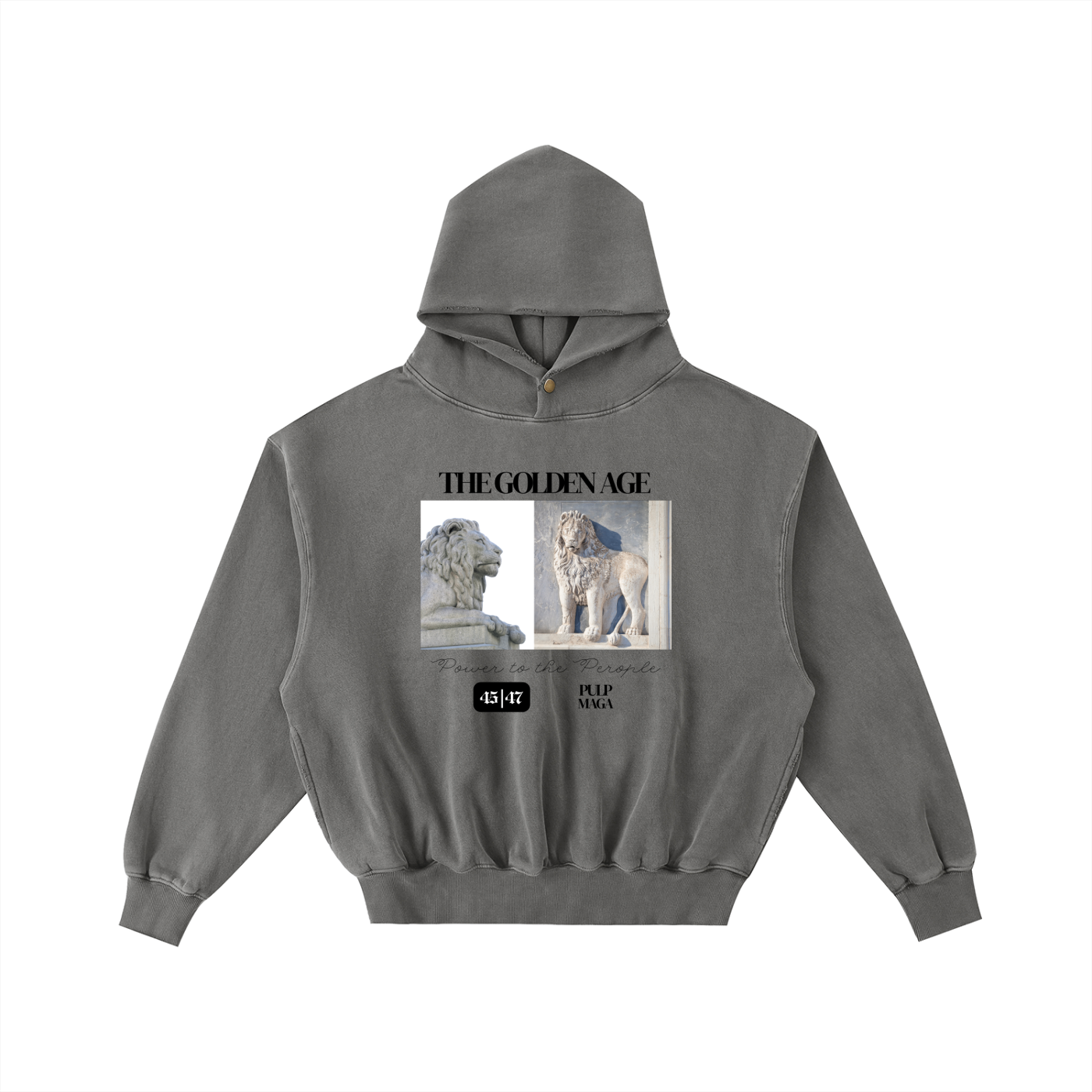 THE GOLDEN AGE - Unisex Enzyme Oversized Hoodie