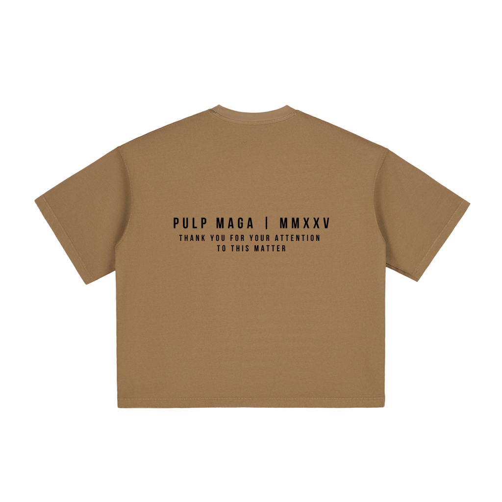 DRAIN THE SWAMP - Vintage Washed Boxy T-Shirt