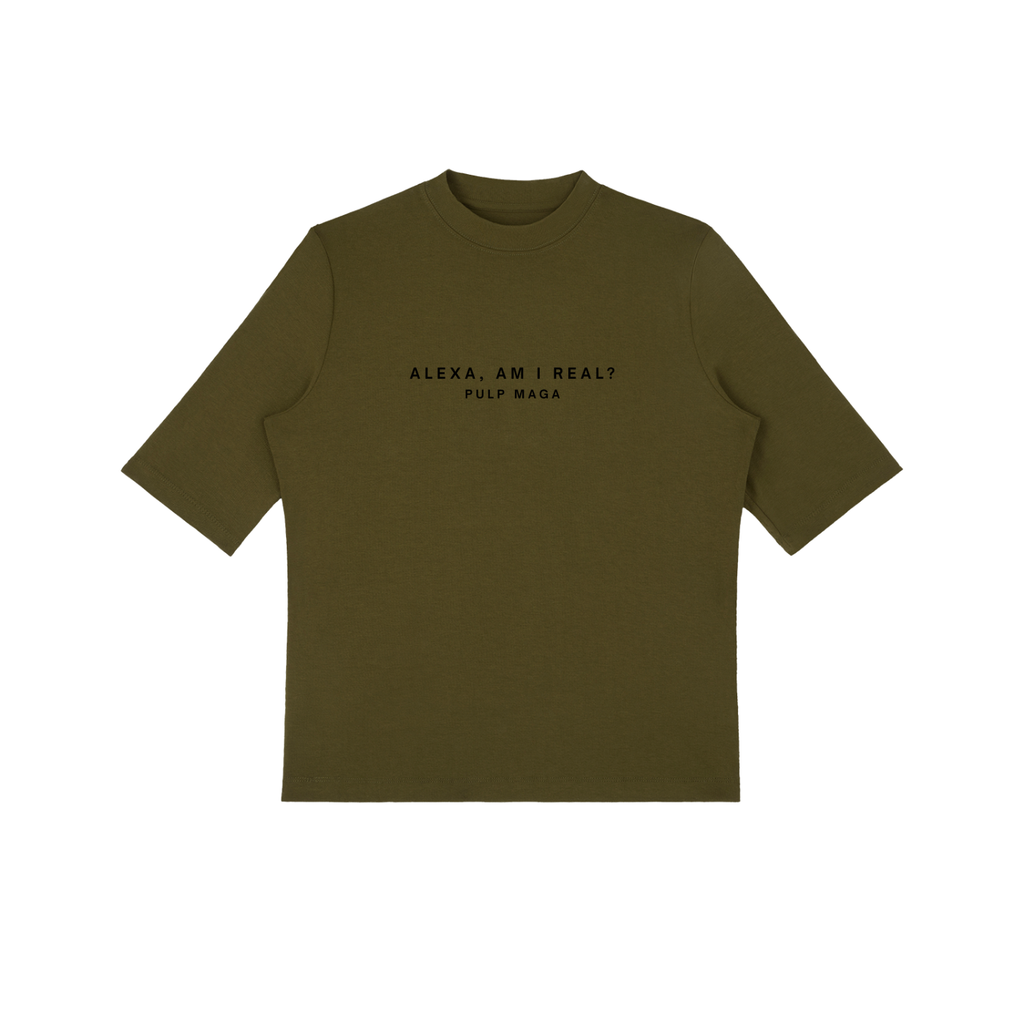 CURATED REALITY - Essential Mock Neck Tee