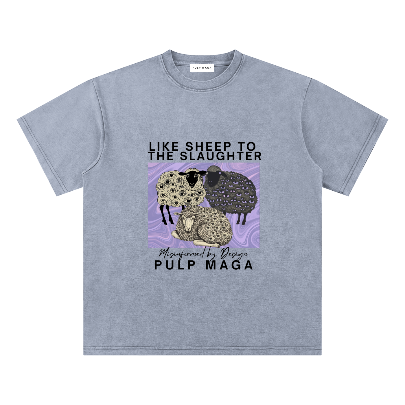 HERD MENTALITY - Bamboo Snow Washed T-Shirt