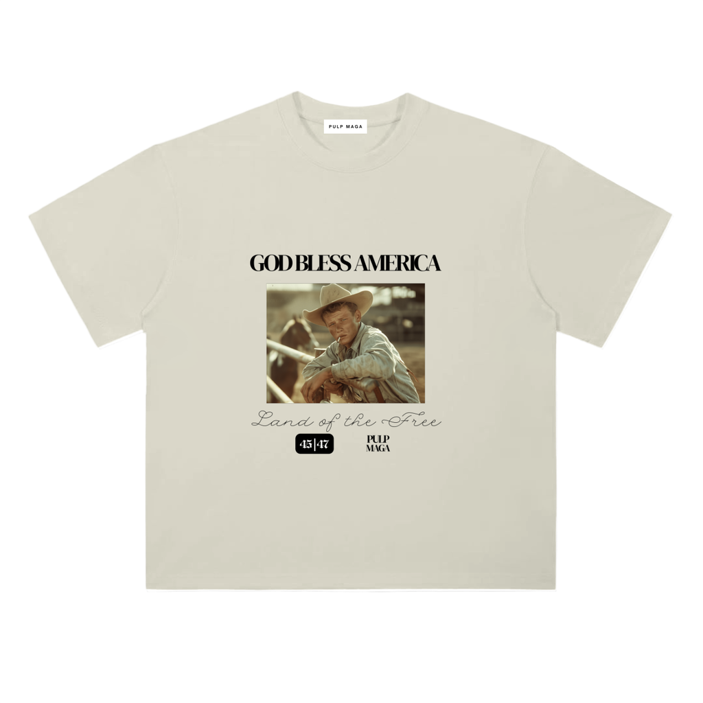 GOD BLESS AMERICA - Heavyweight T-Shirt