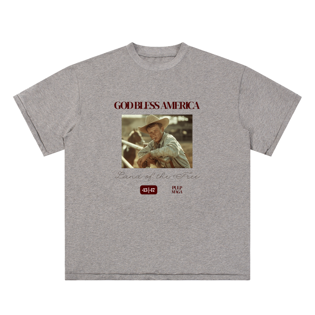 GOD BLESS AMERICA - Essential Cotton T-Shirt