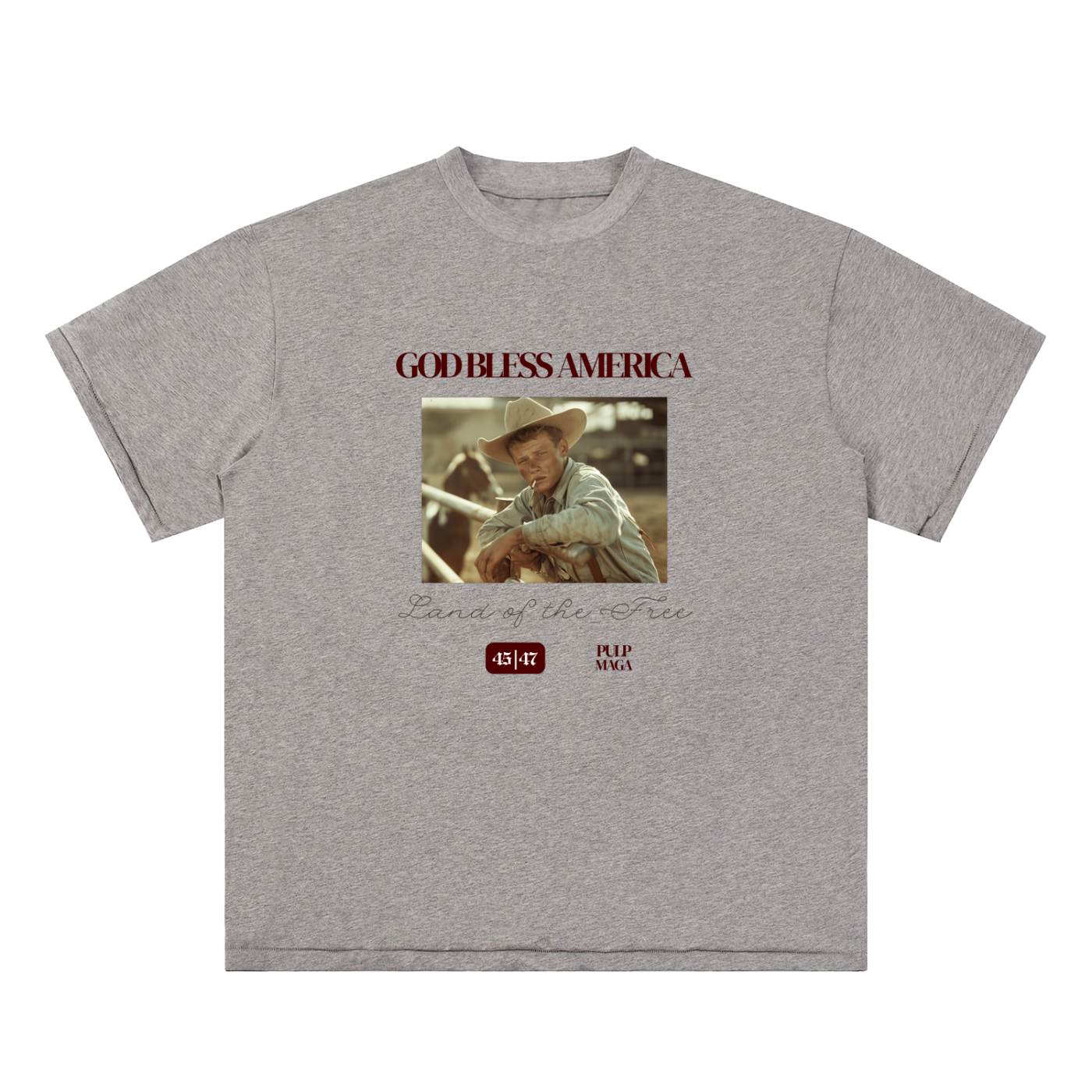 GOD BLESS AMERICA - Essential Cotton T-Shirt