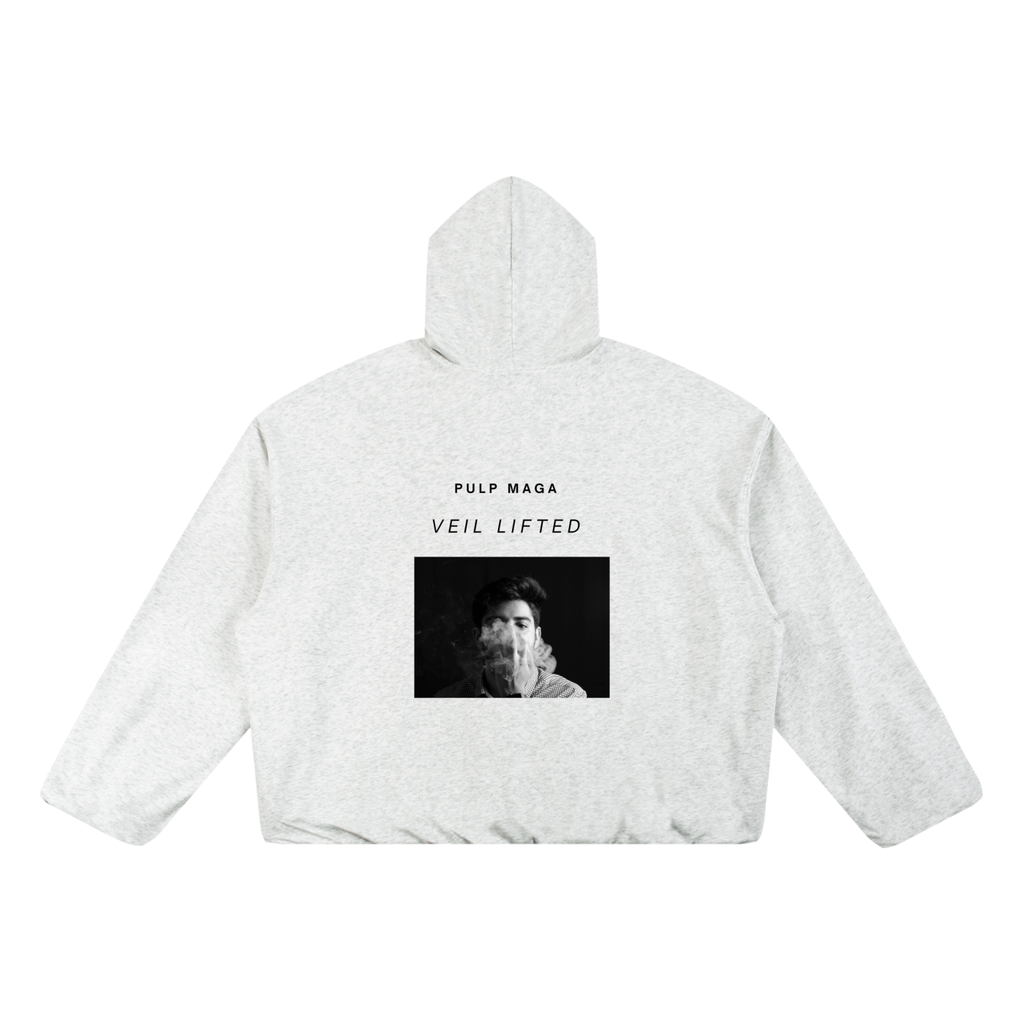 VEIL LIFTED - Unisex Boxy Gather-Hem Hoodie