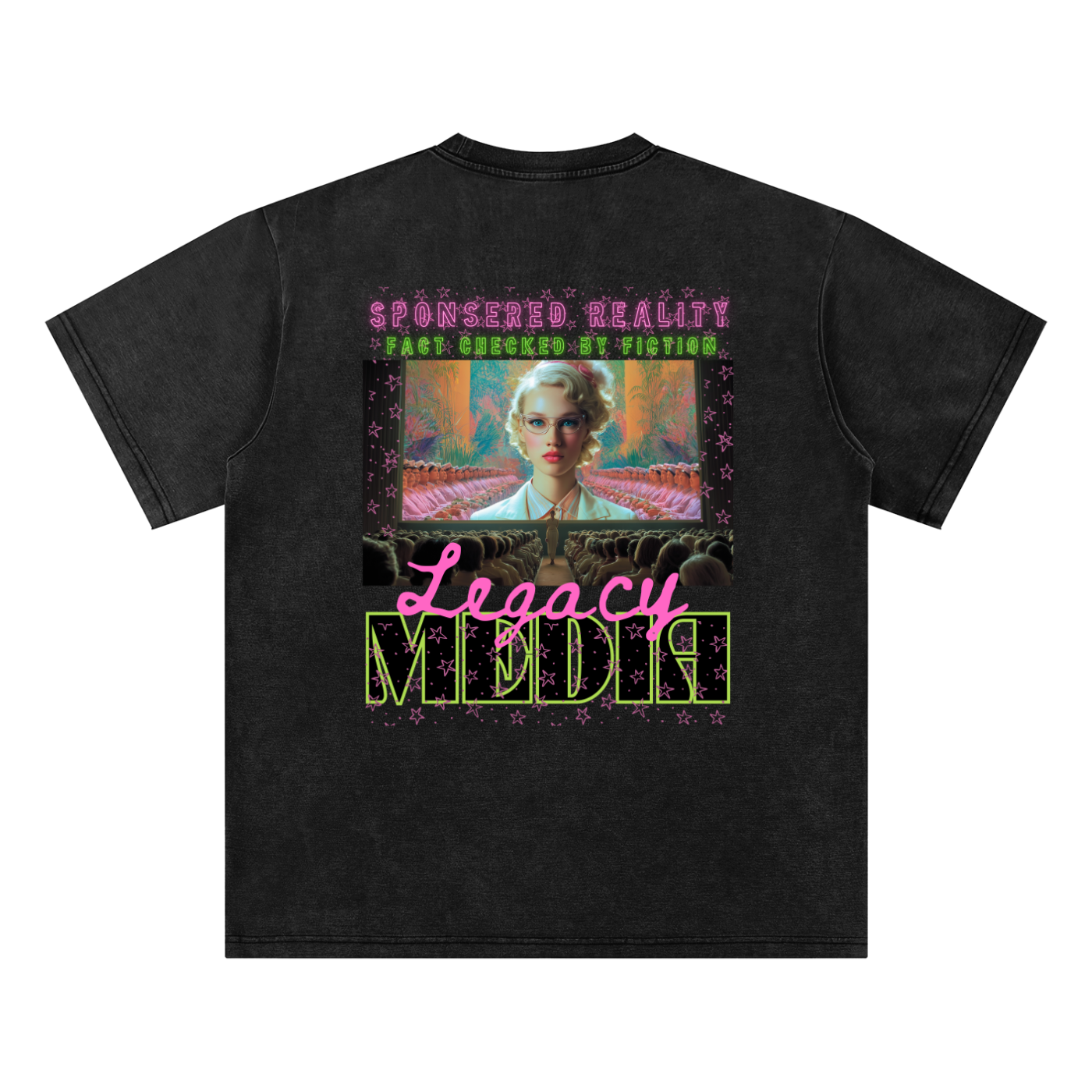 FACT CHECKED BY FICTION - Bamboo Snow Washed T-Shirt