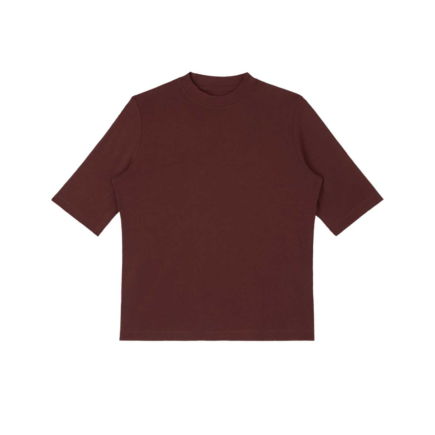 BIDEN CRIME FAMILY - CREAM INK - Essential Mock Neck Tee