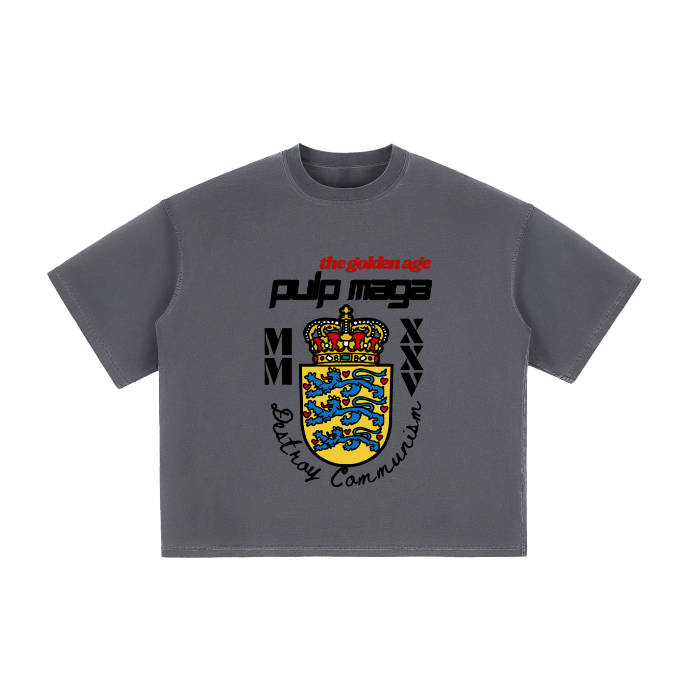 CAPITALISM LOOKS GOOD ON ME - Vintage Washed Boxy T-Shirt