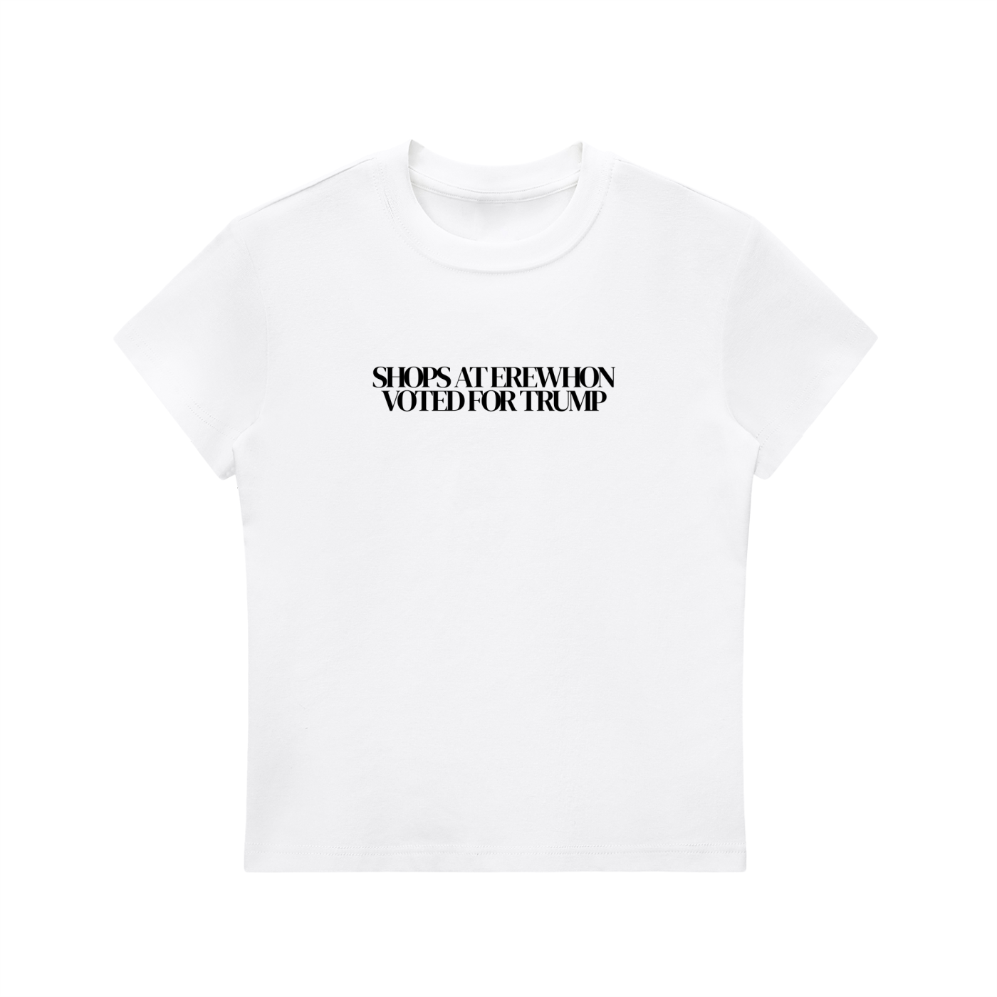 SHOPS AT EREHWHON, VOTED FOR TRUMP - Bodycon Baby Tee