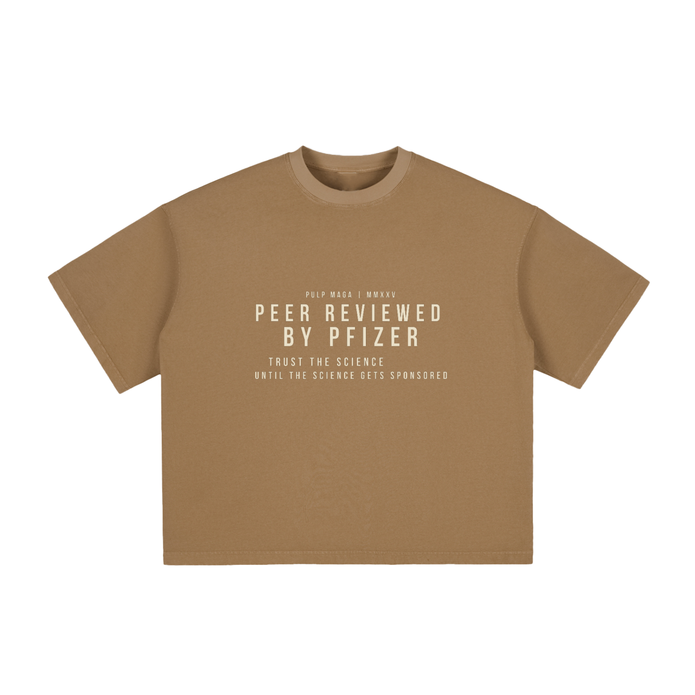 PEER REVIEWED BY PFIZER - Vintage Washed Boxy T-Shirt