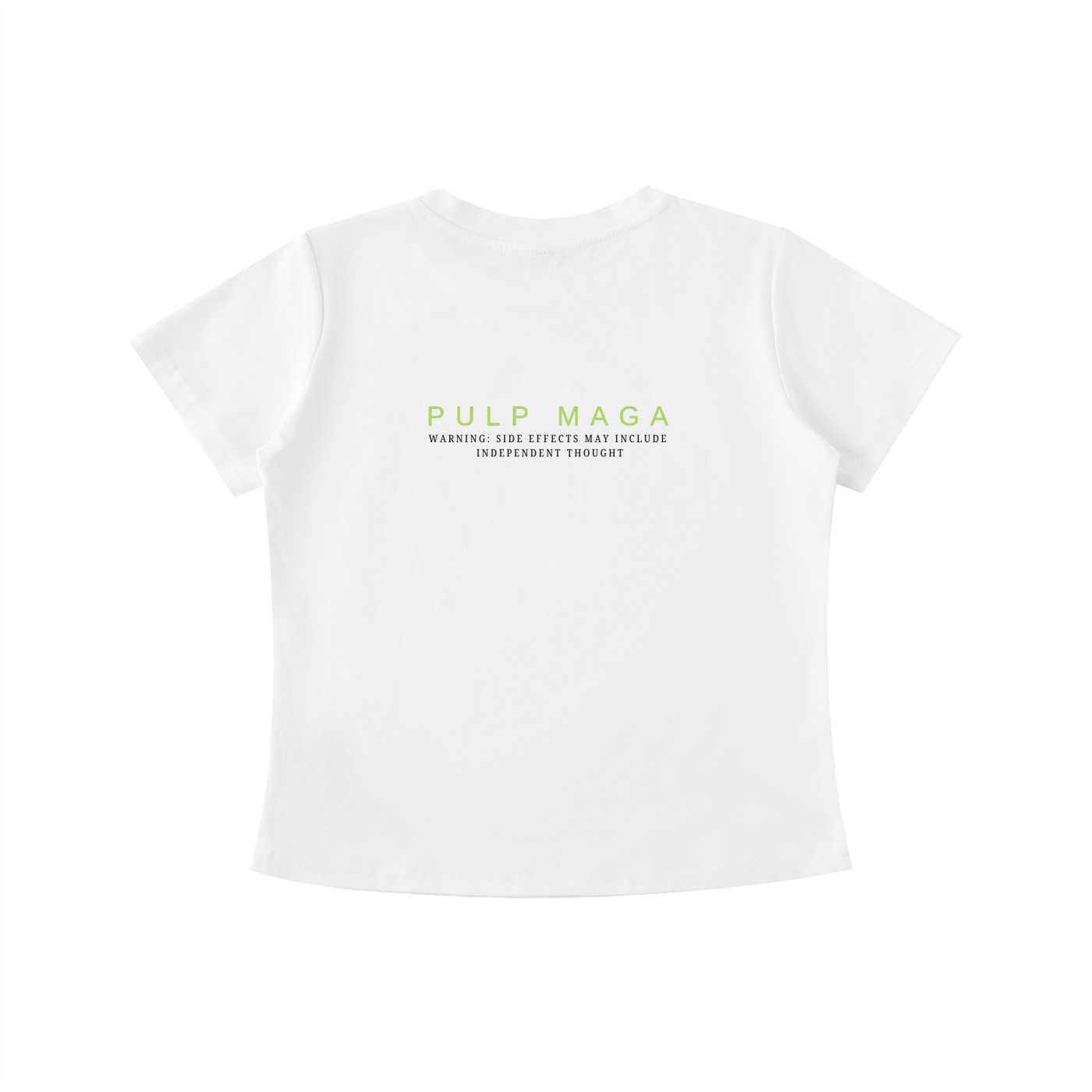 UNPASTEURIZED, UNCOMPROMISED - Vintage Wash Slim Baby Tee