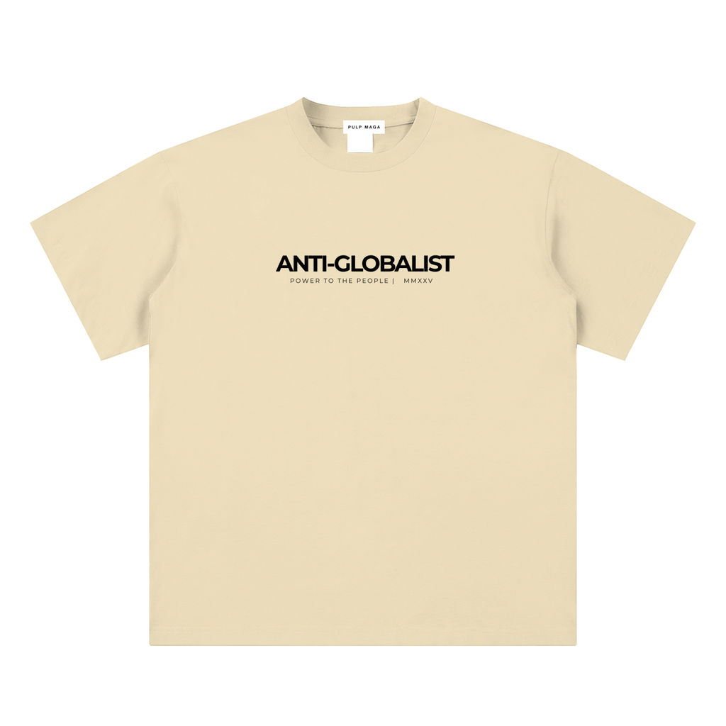 ANTI-GLOBALIST - Unisex Sueded Cotton T-Shirt