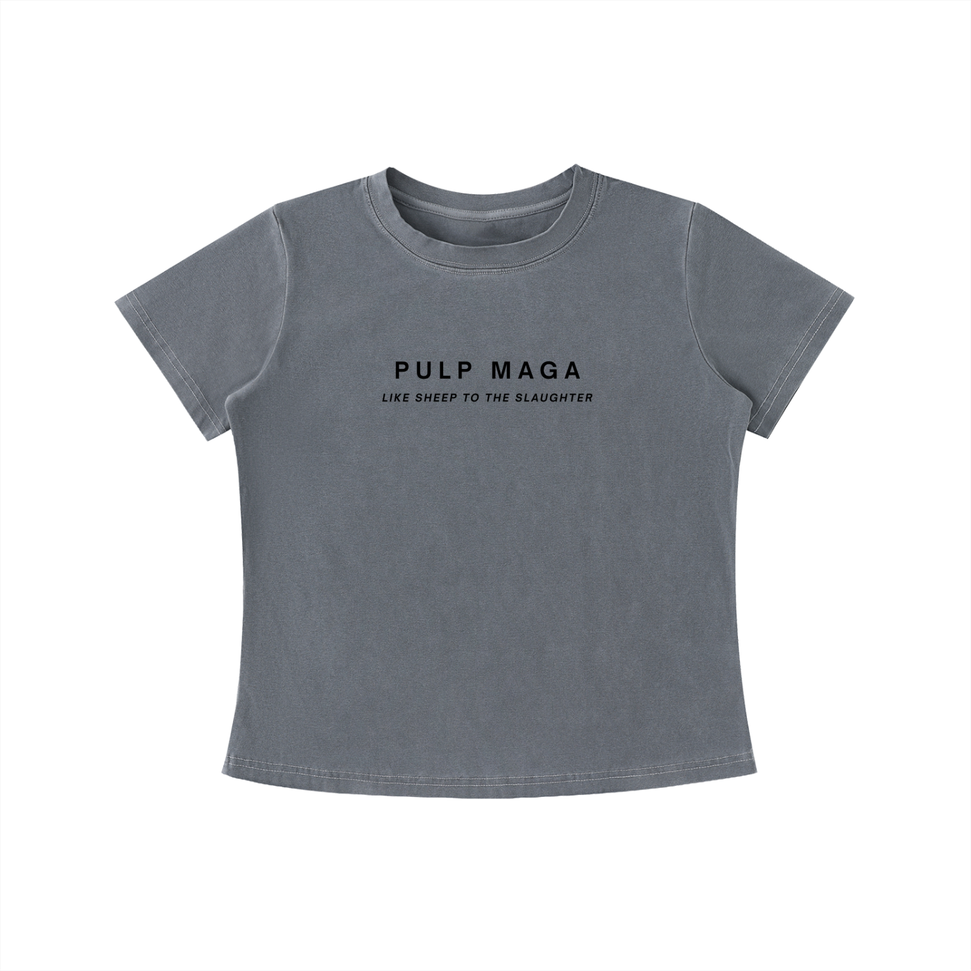 CTRL + ALT + BELIEVE - Vintage Wash Slim Baby Tee