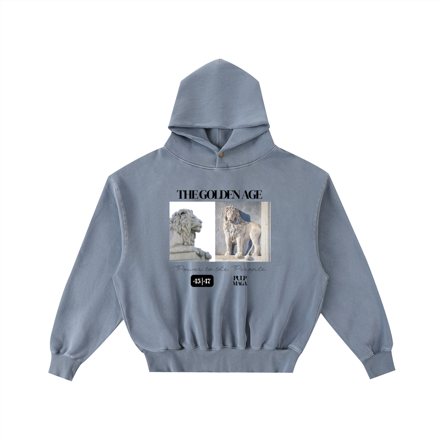THE GOLDEN AGE - Unisex Enzyme Oversized Hoodie