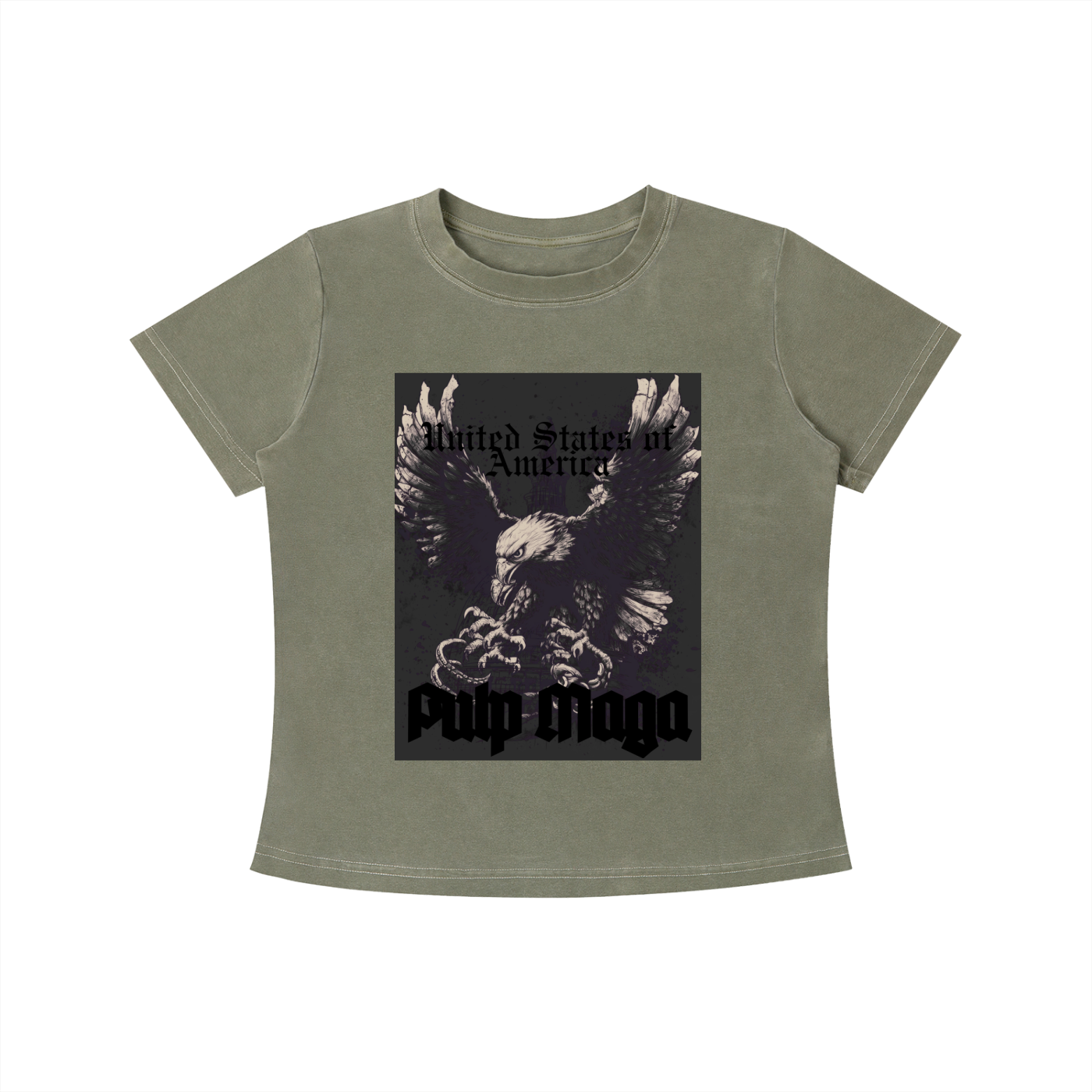 SOVEREIGN STATE - Vintage Wash Slim Baby Tee