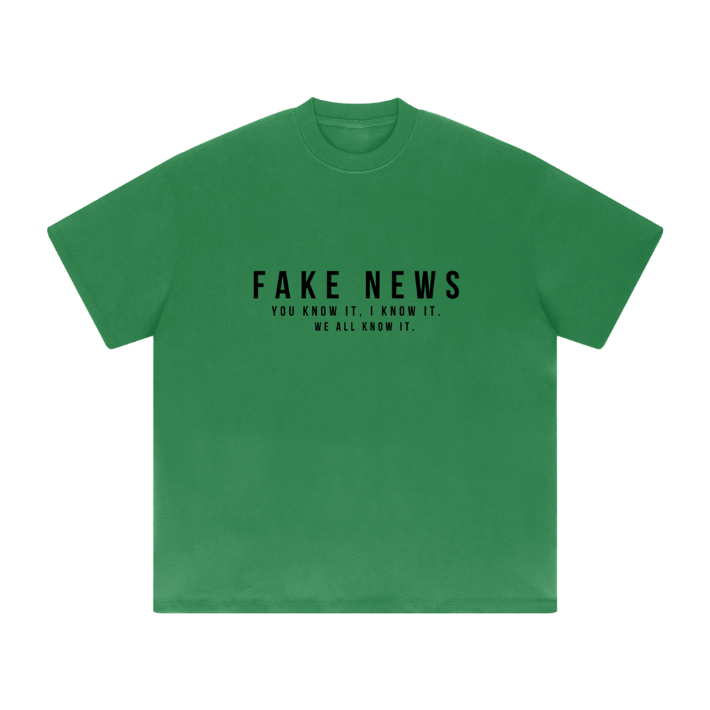 FAKE NEWS - Heavyweight Drop Shoulder T-Shirt