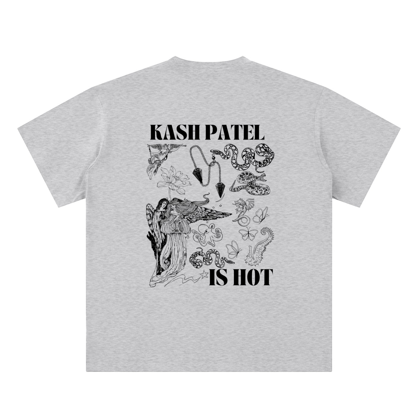 KASH PATEL IS HOT - Unisex Sueded Cotton T-Shirt
