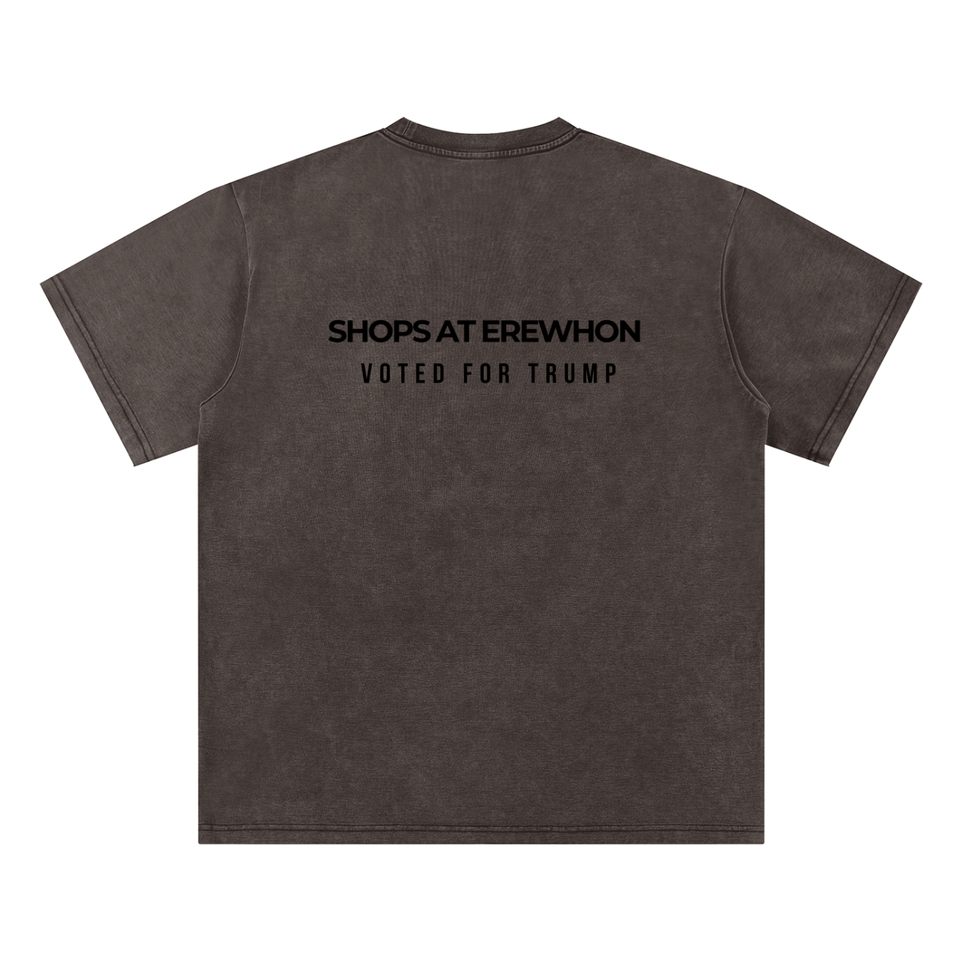 SHOPS AT EREWHON, VOTED FOR TRUMP - Bamboo Snow Washed T-Shirt