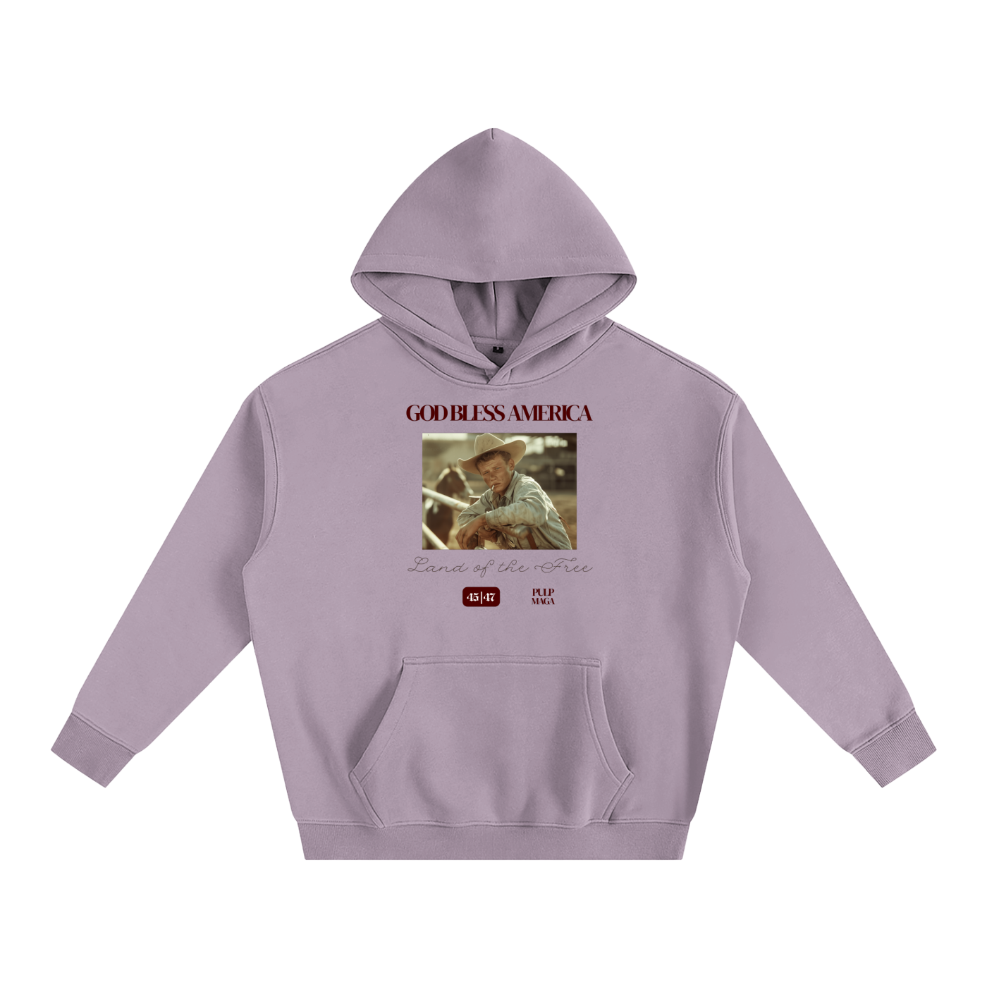 GOD BLESS AMERICA - Unisex Fleeced Oversized Hoodie