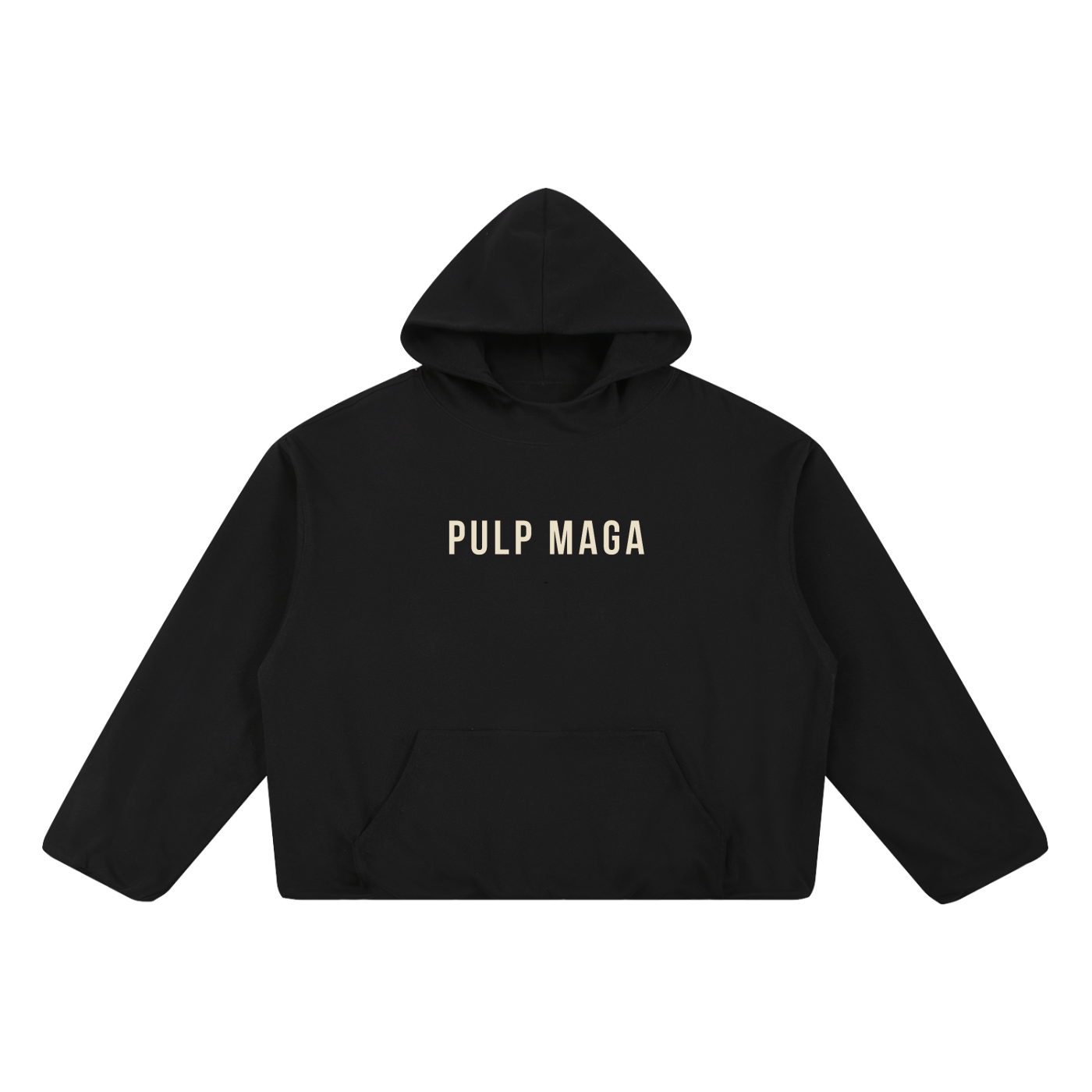 POWER TO THE PEOPLE - Unisex Boxy Gather-Hem Hoodie