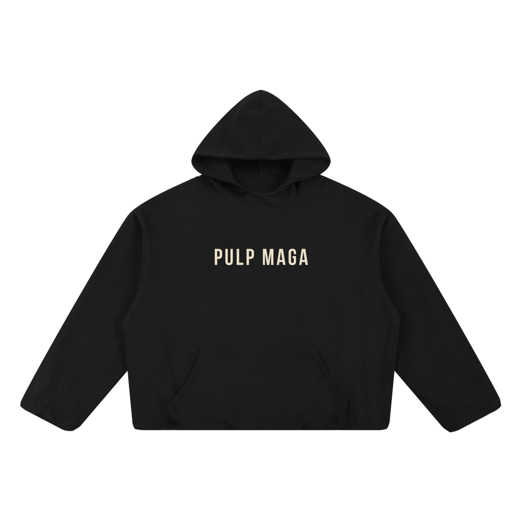 POWER TO THE PEOPLE - Unisex Boxy Gather-Hem Hoodie