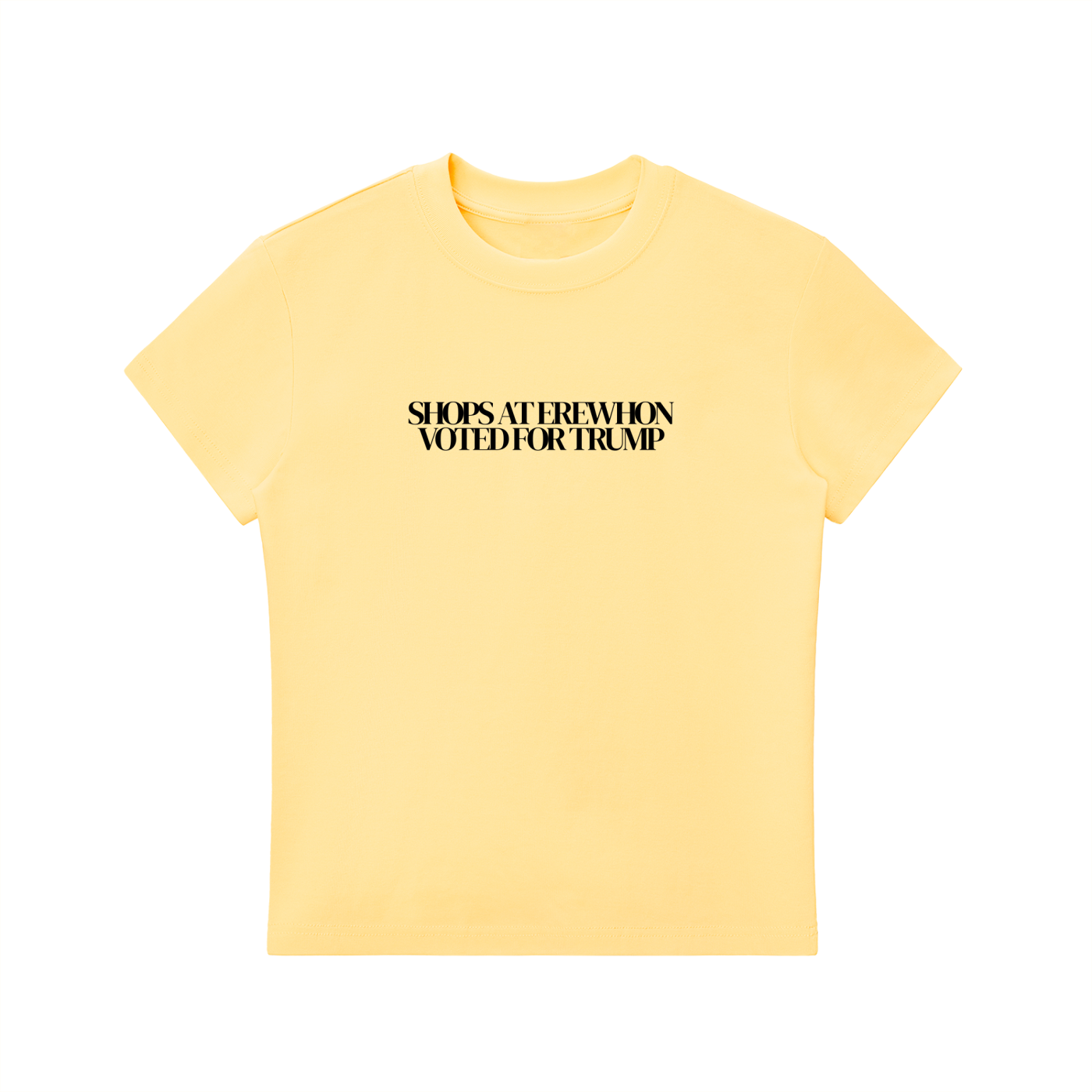 SHOPS AT EREHWHON, VOTED FOR TRUMP - Bodycon Baby Tee