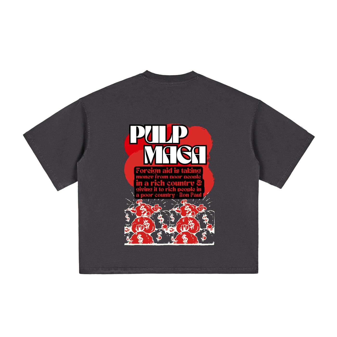 EXPORTING POVERTY - Vintage Washed Boxy T-Shirt