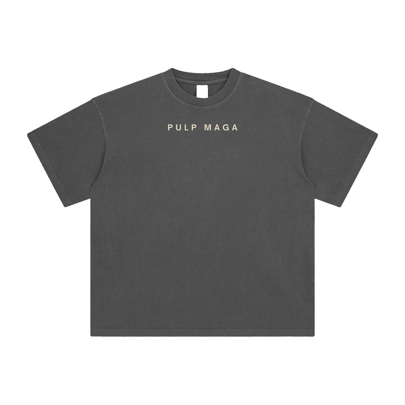 subtle pulp maga shirt in gray trump shirt