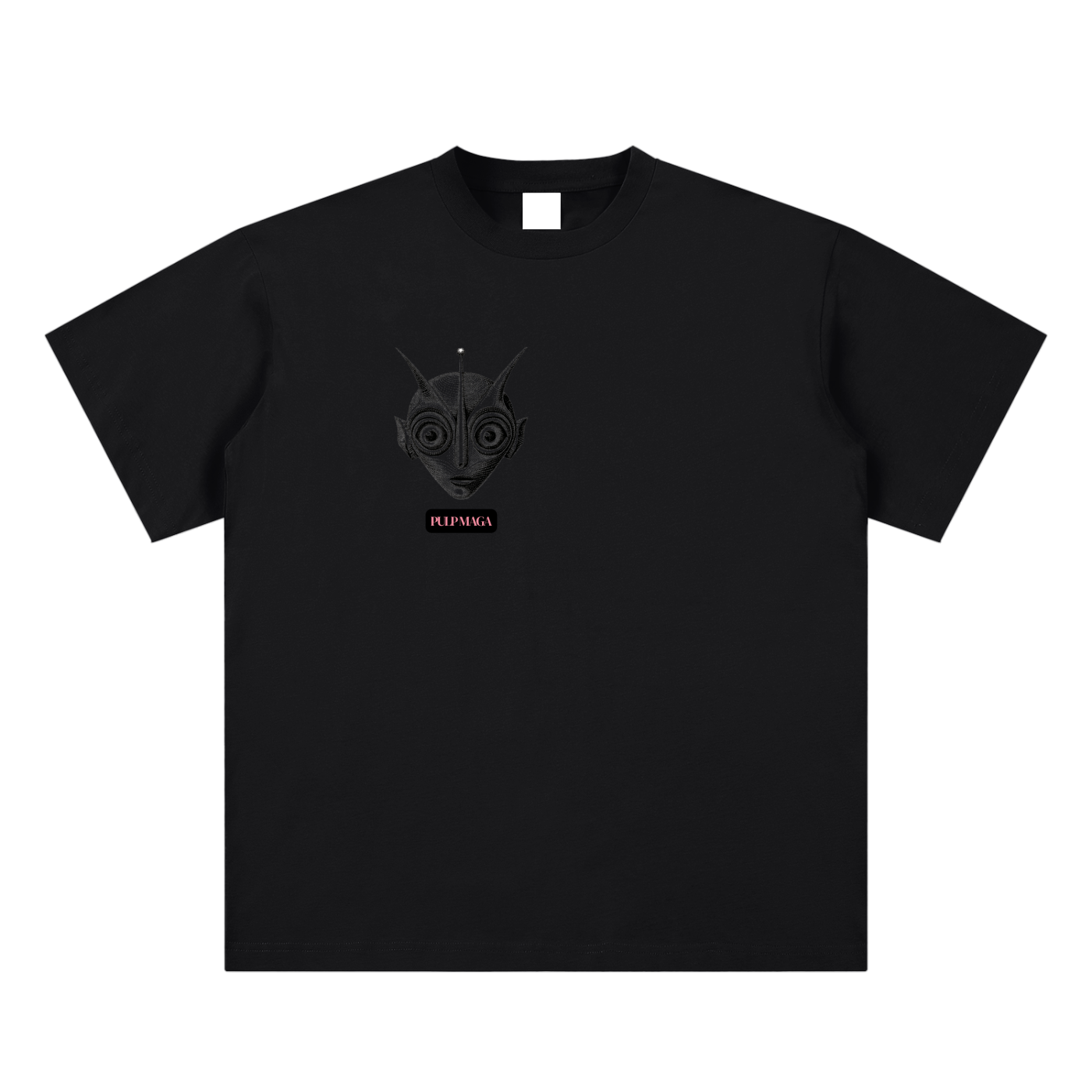 political corruption t-shirt front view in black with 10 for the Big Guy graphic on sueded cotton tee