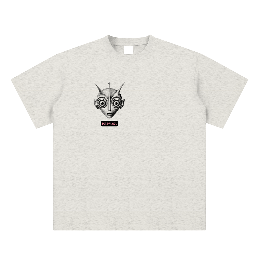 political corruption t-shirt front view in oat gray with 10 for the Big Guy graphic on sueded cotton tee