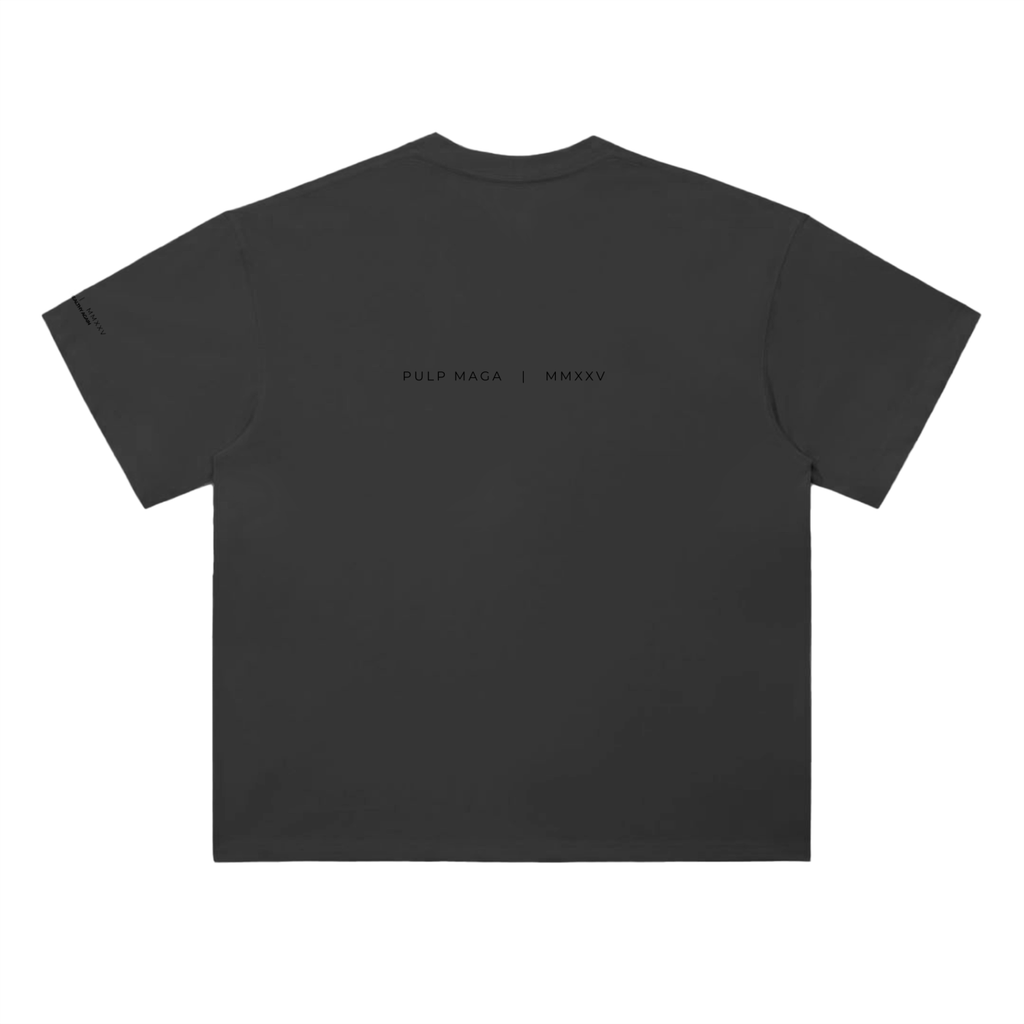 Settled science t-shirt in BLACK with editorial text on back