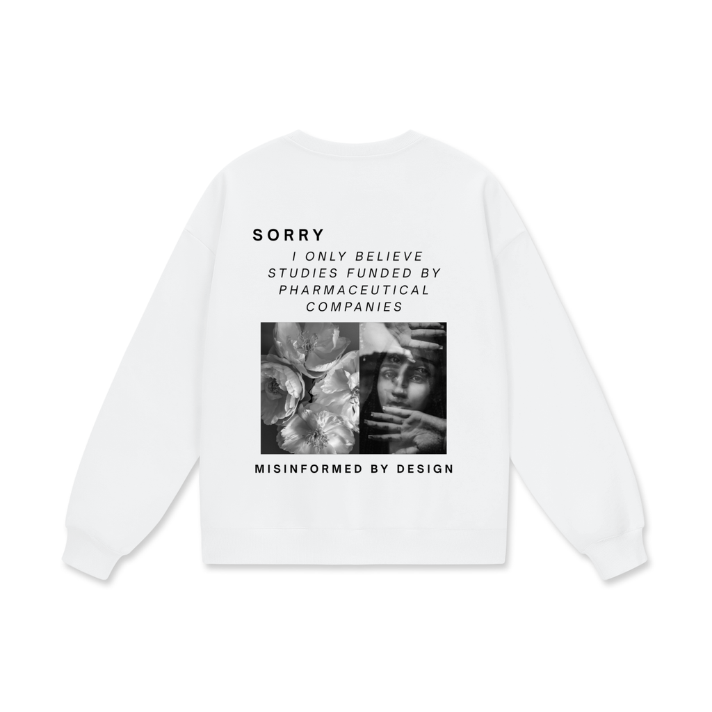THE PLACEBO EFFECT - Streetwear Heavyweight Drop Shoulder Oversized Sweatshirt