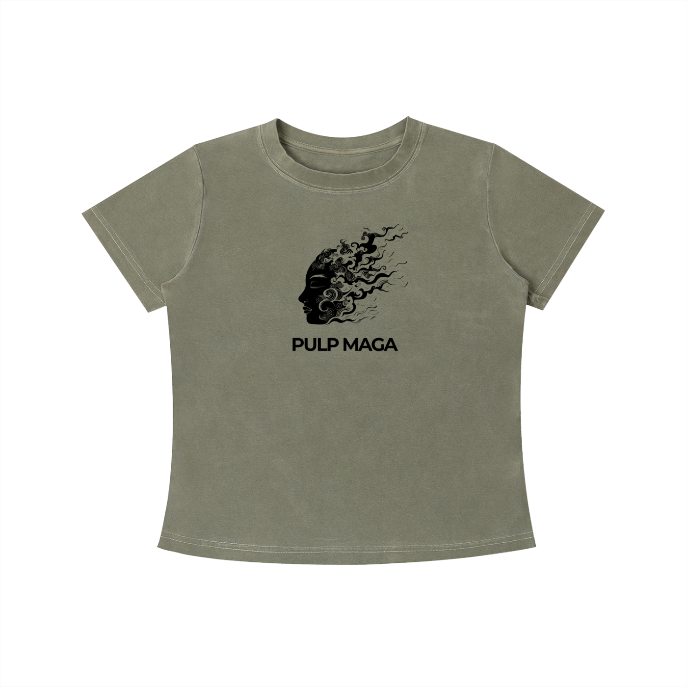 NO SEED OILS, NO FAUCI - Vintage Wash Slim Baby Tee