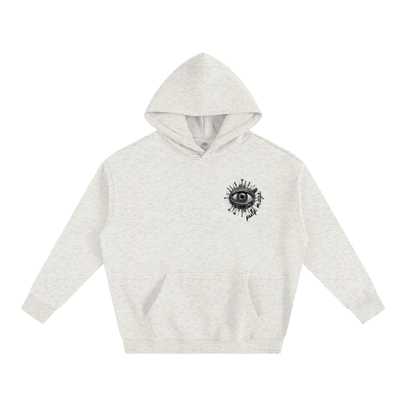 ANTI-GLOBALIST TECH ANGEL - Unisex Fleeced Oversized Hoodie