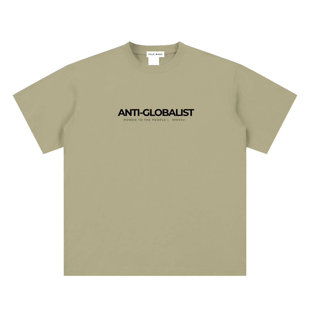 ANTI-GLOBALIST - Unisex Sueded Cotton T-Shirt