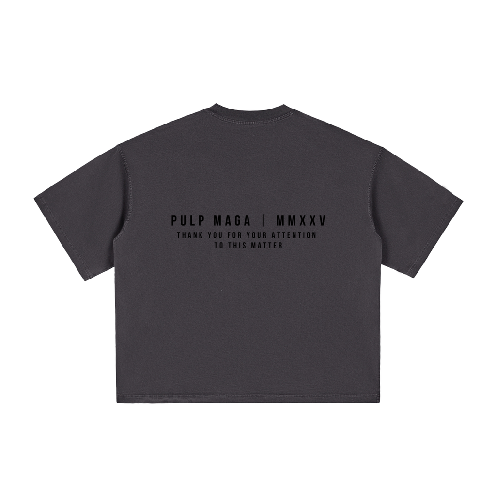 DRAIN THE SWAMP - Vintage Washed Boxy T-Shirt