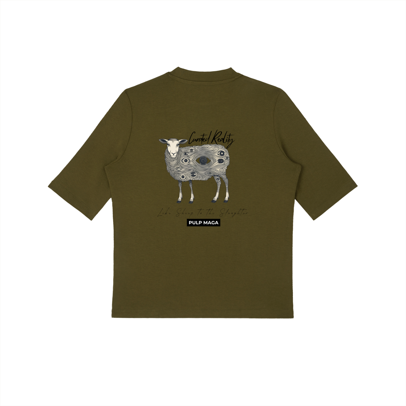 CURATED REALITY - Essential Mock Neck Tee